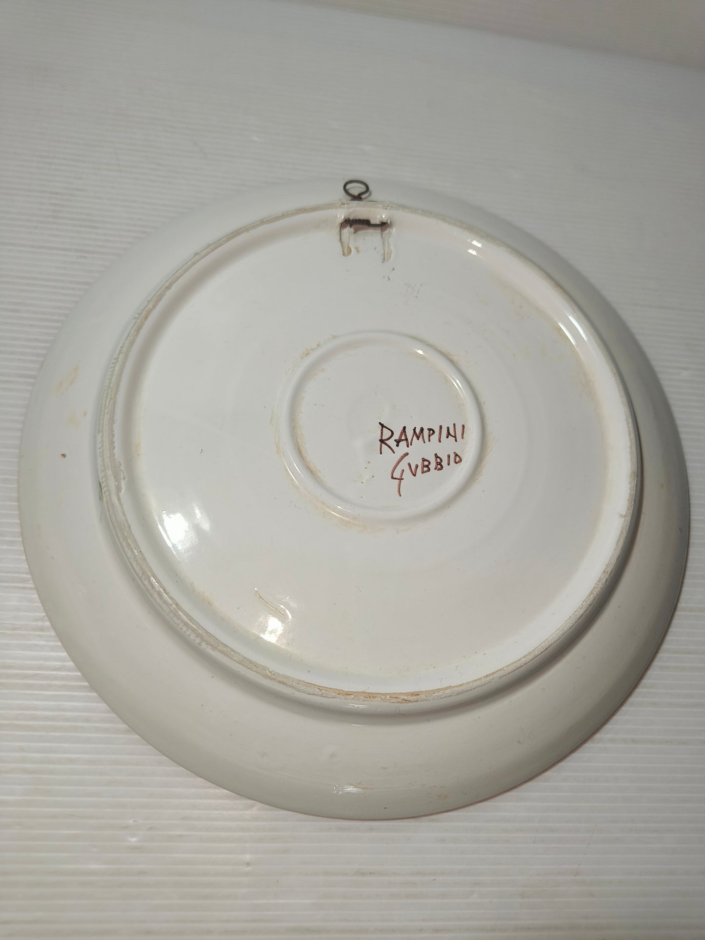 Piatto Gubbio Antichi Mestieri Vintage