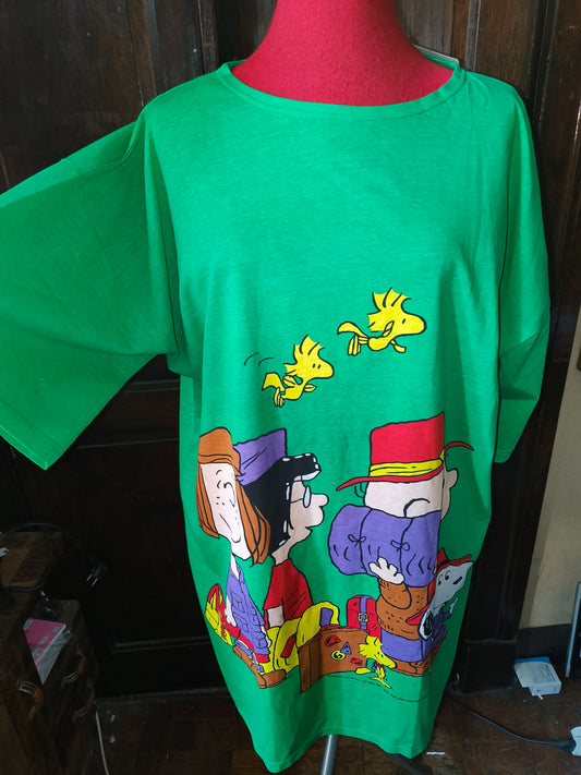 T Shirt Oversize Pigiama donna Snoopy, anni 70 LEGGI