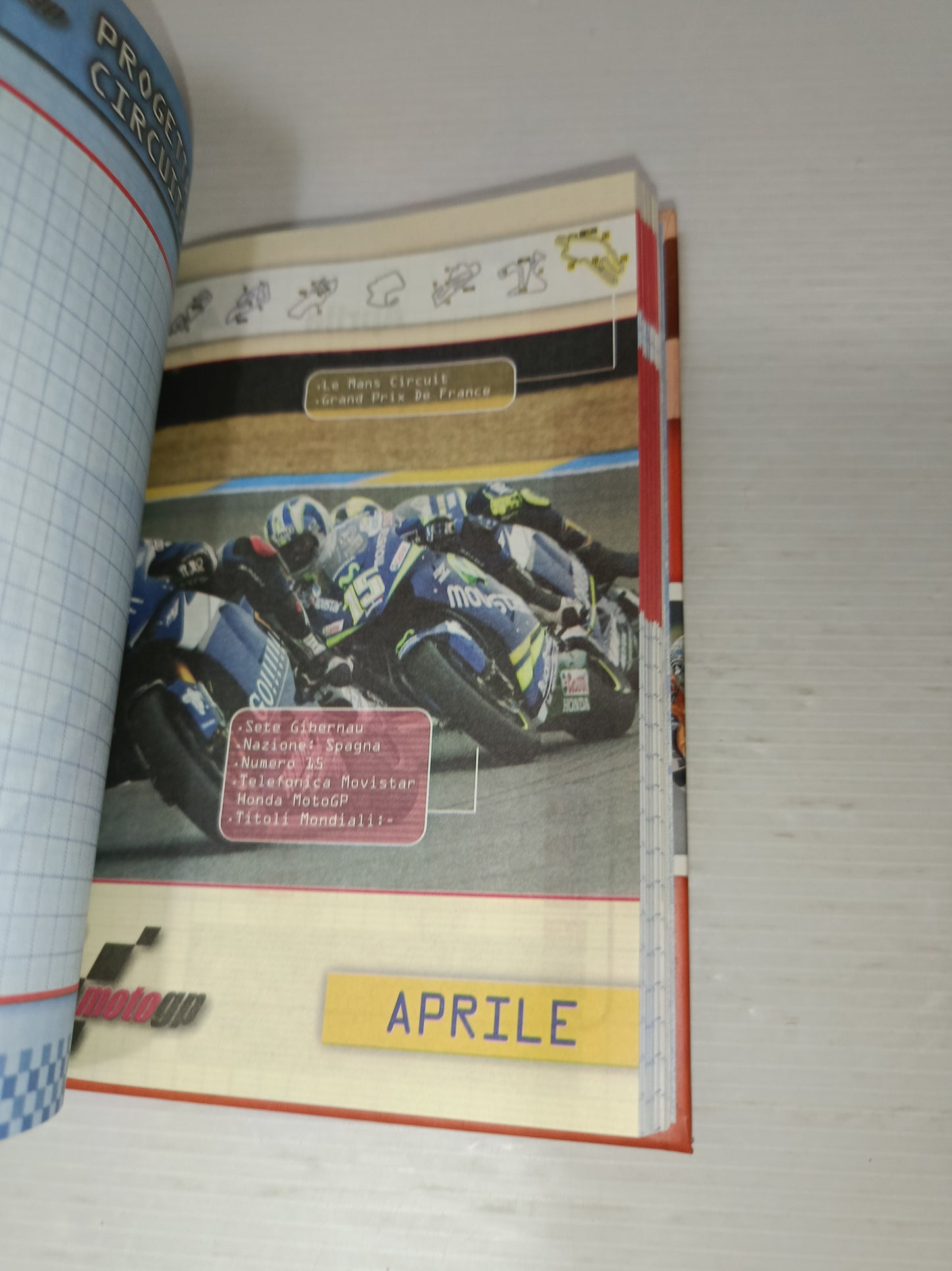 Agenda Moto GP Senza Anno /Perpetua 12 mesi