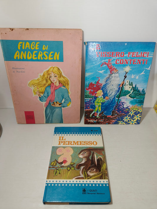 Lotto Libri per Bambini Anni 50-60-70 da lettura, LEGGI