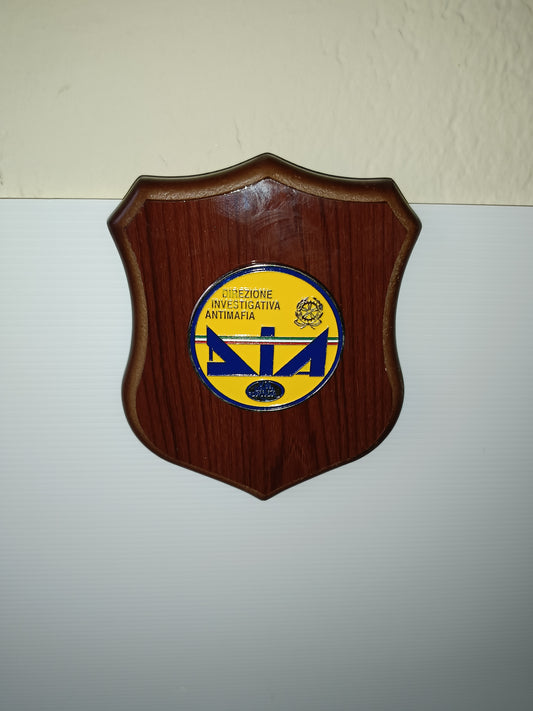 Stemma DIA In Metallo Legno