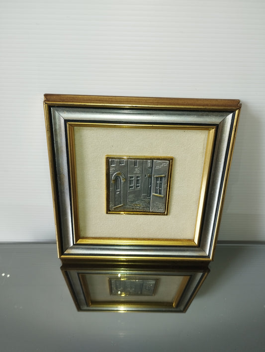 Bassorilievo Alliani In Argento 925 Con Cornice