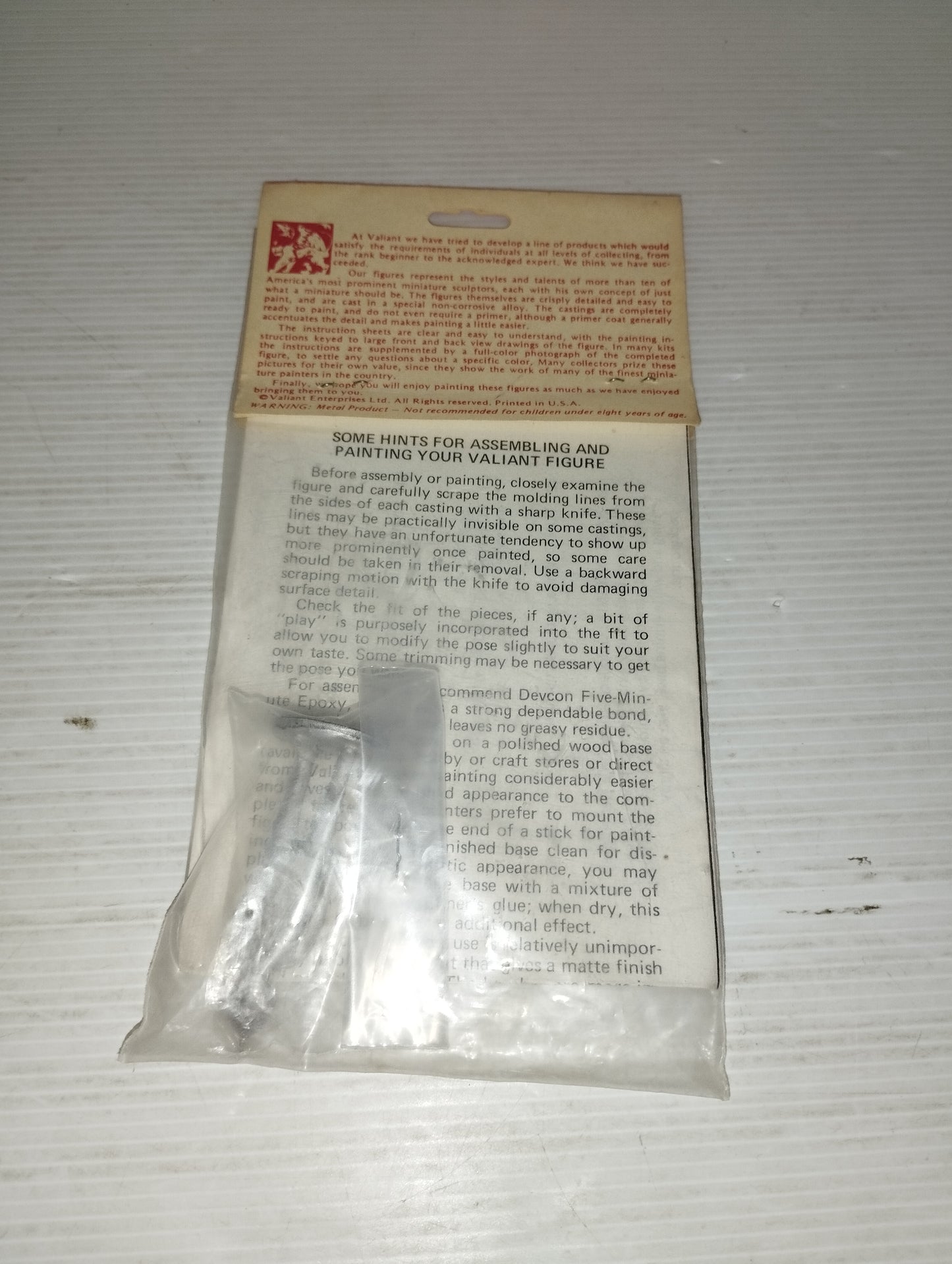 Valiant Miniatures Sergeant-Major 21st Lancers 1900 in lega (metallo)