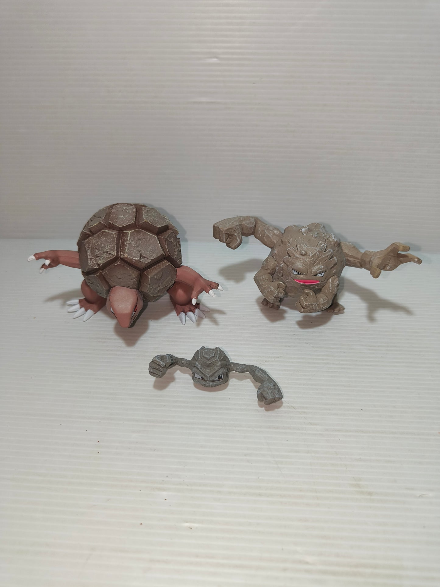 Pokemon Geodude, Graveler e Golem in PVC