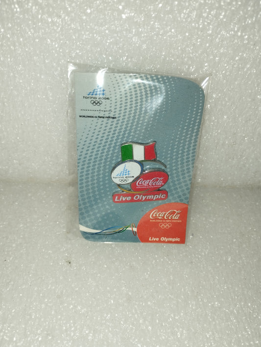 Distintivo Olimpiadi Torino 2006 Coca Cola