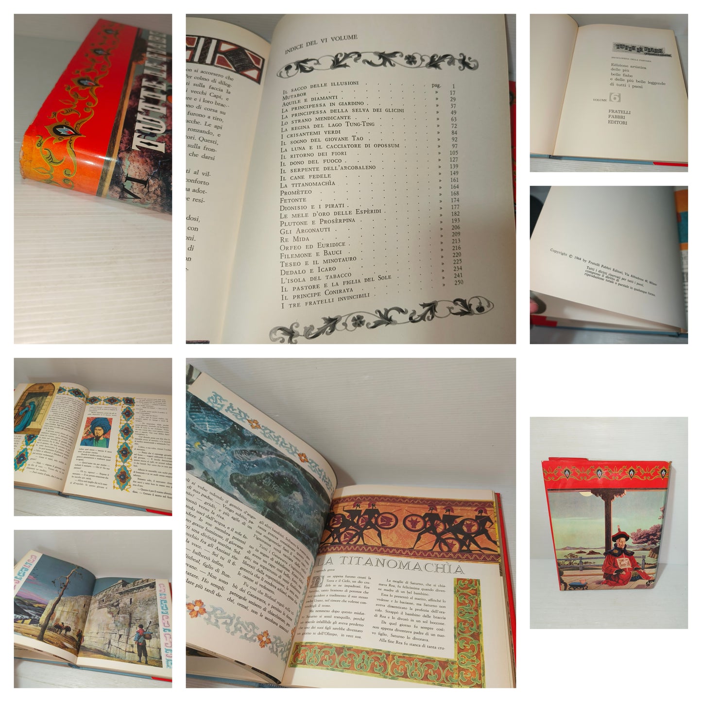 Libro Tutte Le Fiabe Racconti E Leggende, Vol. 6 anni 60
