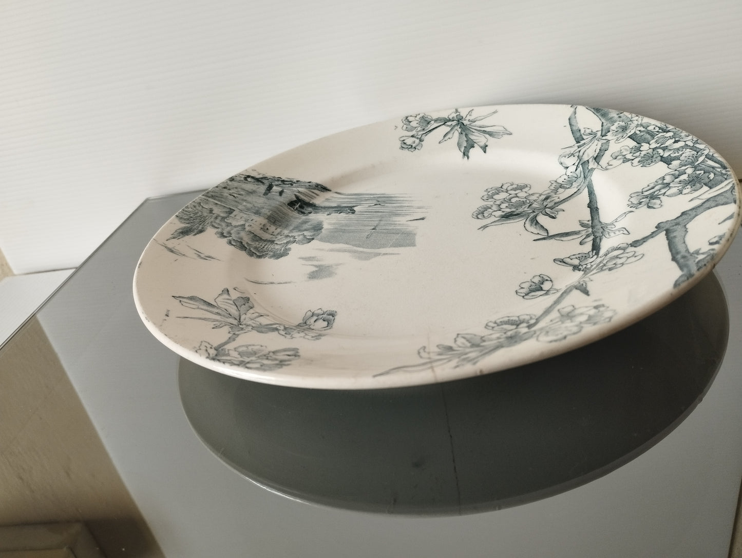 Antico Piatto In Ceramica Terre De Fer