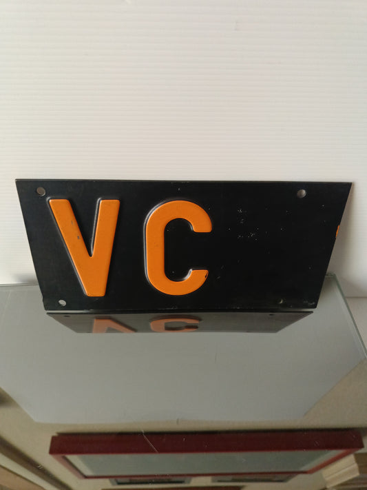 Targa VC (Vercelli) Sigla Provincia Originale In plastica