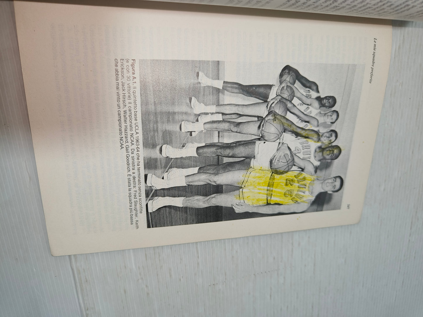 Libro Il basket di J. R. Wooden anni 80, LEGGI