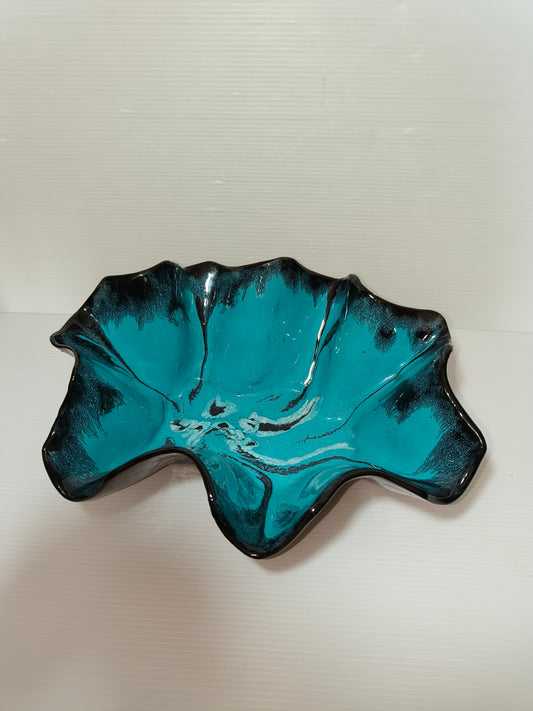 Antico centrotavola Vera Magda Braga in ceramica smaltata, LEGGI