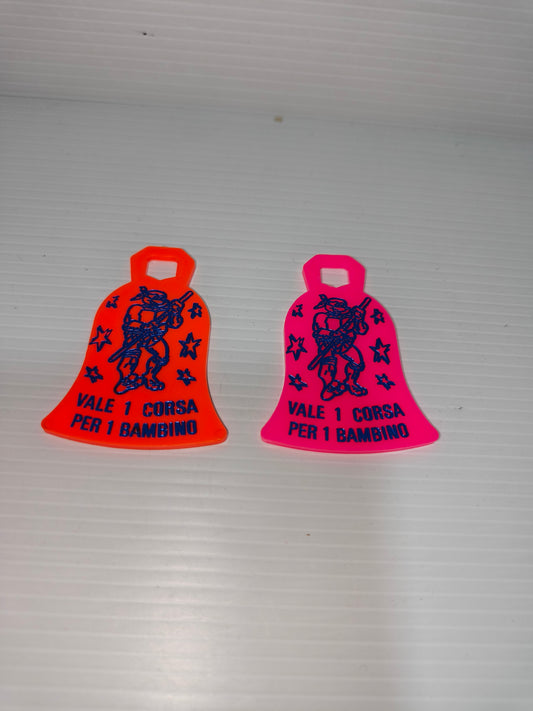 Gettoni giostre bambini vintage, LEGGI