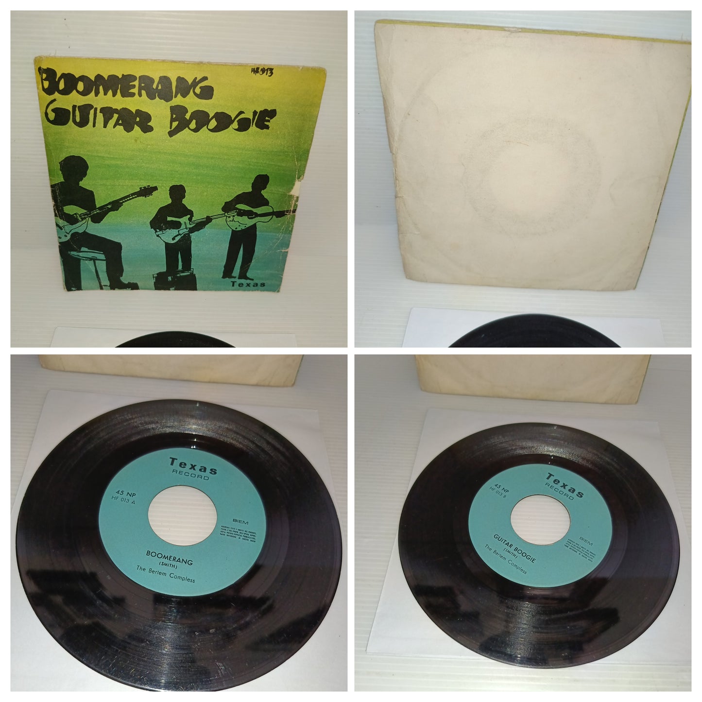 Boomerang/Guitar Boogie The Bertem Compless 45 giri raro
