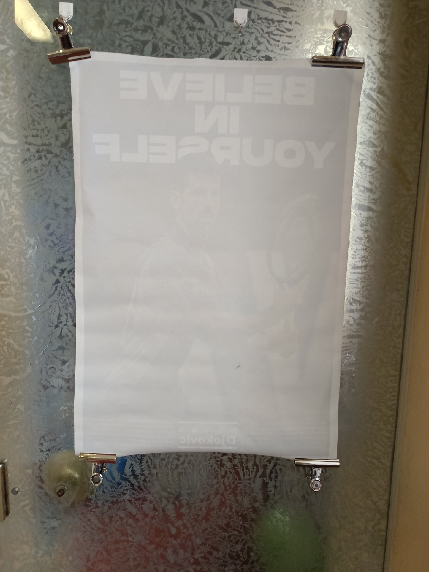 Stampa Su Tela Believe in Youself Djokovic
Misure 77 x 53 Cm