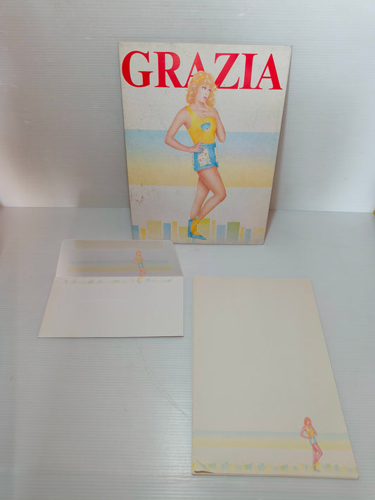 Carta da lettere Grazia anni 80, LEGGI