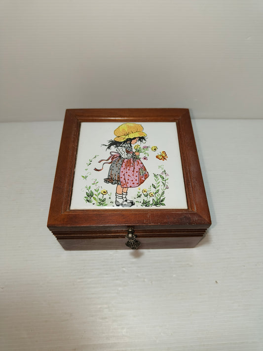 Scatola portagioie anni 70 (Tipo Holly Hobbie), LEGGI