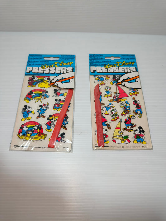 Decalcomanie Walt Disney, anni 70-80