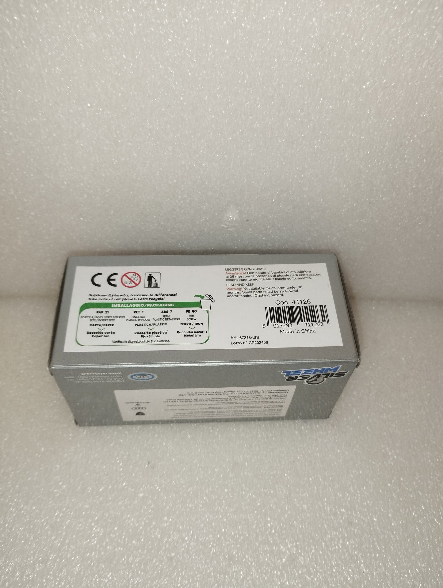 BMW M6 GT3
Scala 1:44 Silver Wheel