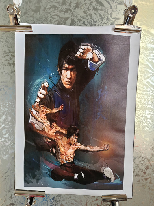 Stampa Su Tela Bruce Lee
Misure 51 x 36 Cm