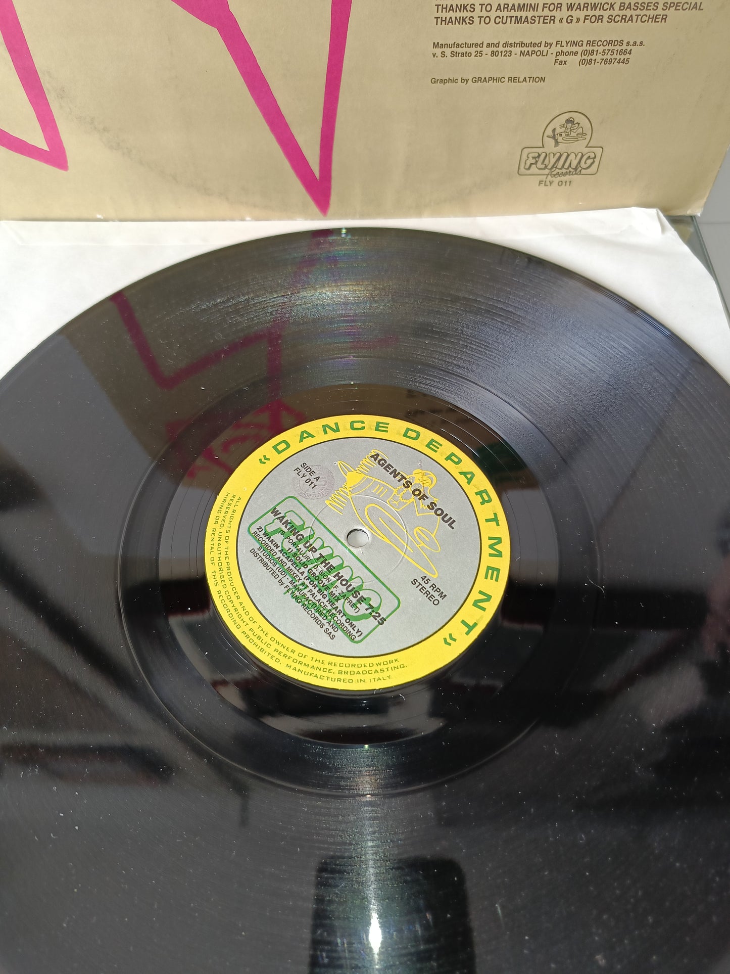 Waking Up The House Agent Of Soul Vinile 12" 45 Giri