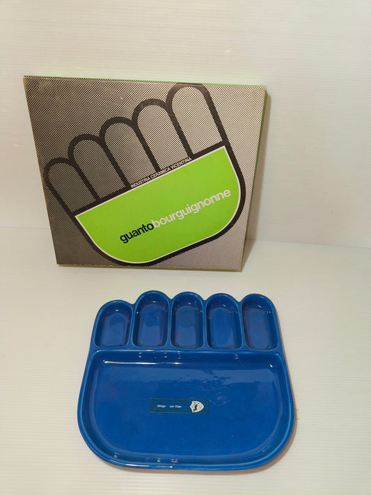 Guanto piatto Bourguignonne Design Von Klier, anni 70 Nuovo