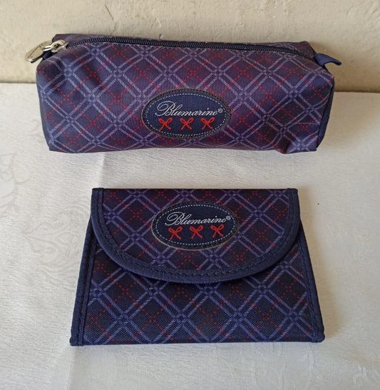 Portafoglio e astuccio vintage Blumarine, anni 90
