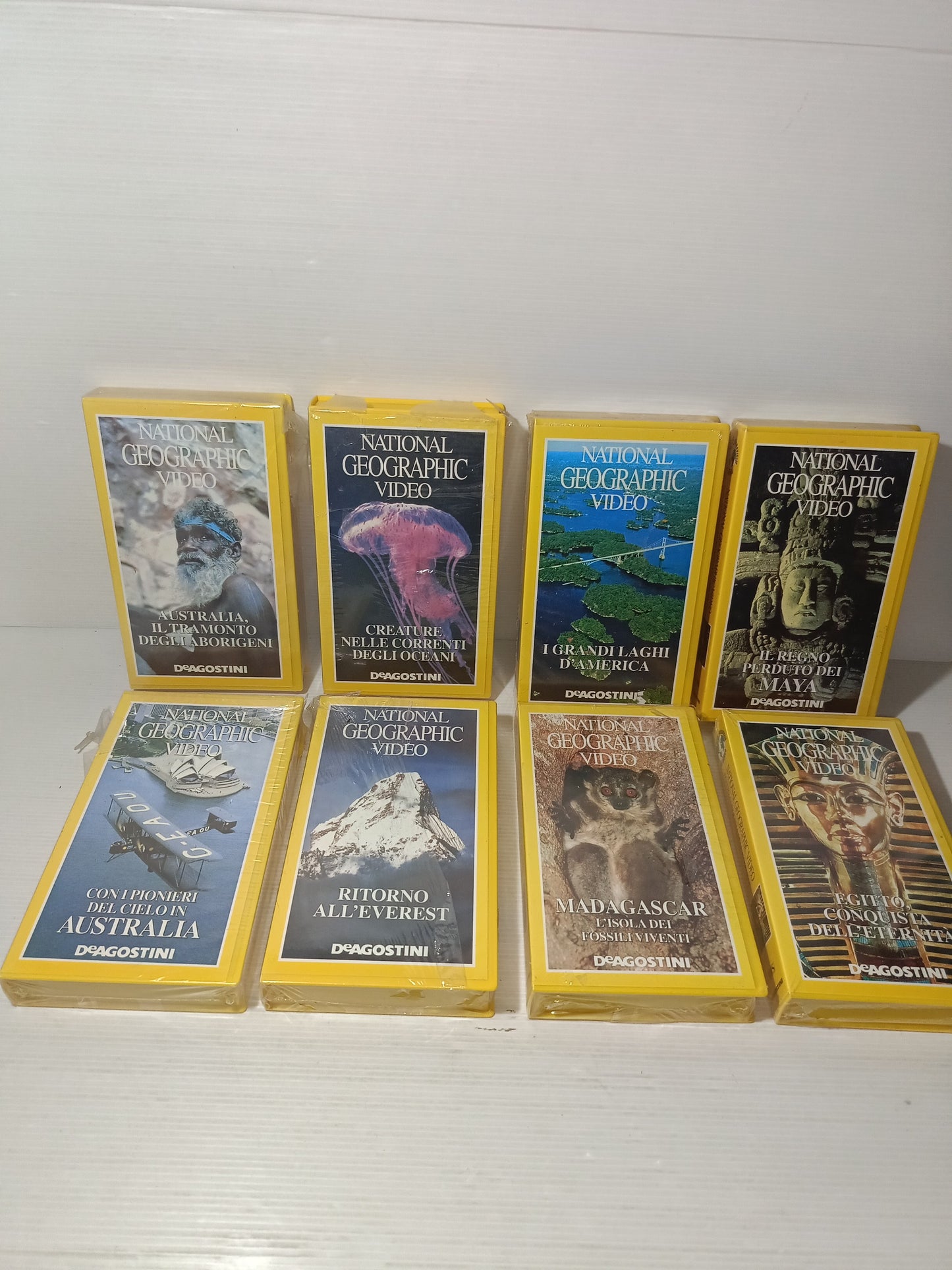 National Geographic Video 8 VHS DeAgostini
Anni 90