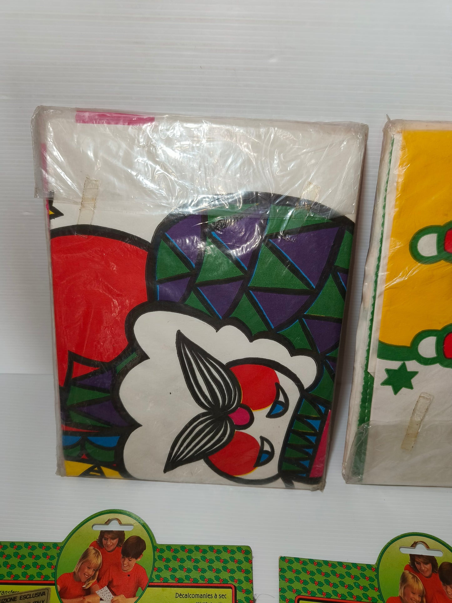 Lotto natalizio Sacchi e decalcomanie anni 80, LEGGI