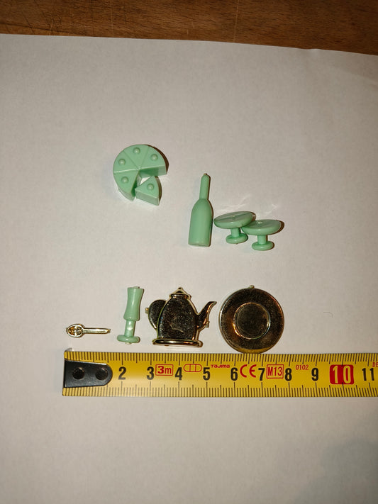 Accessori in plastica per playset Il Palazzo Della Luna Sailor Moon anni 90