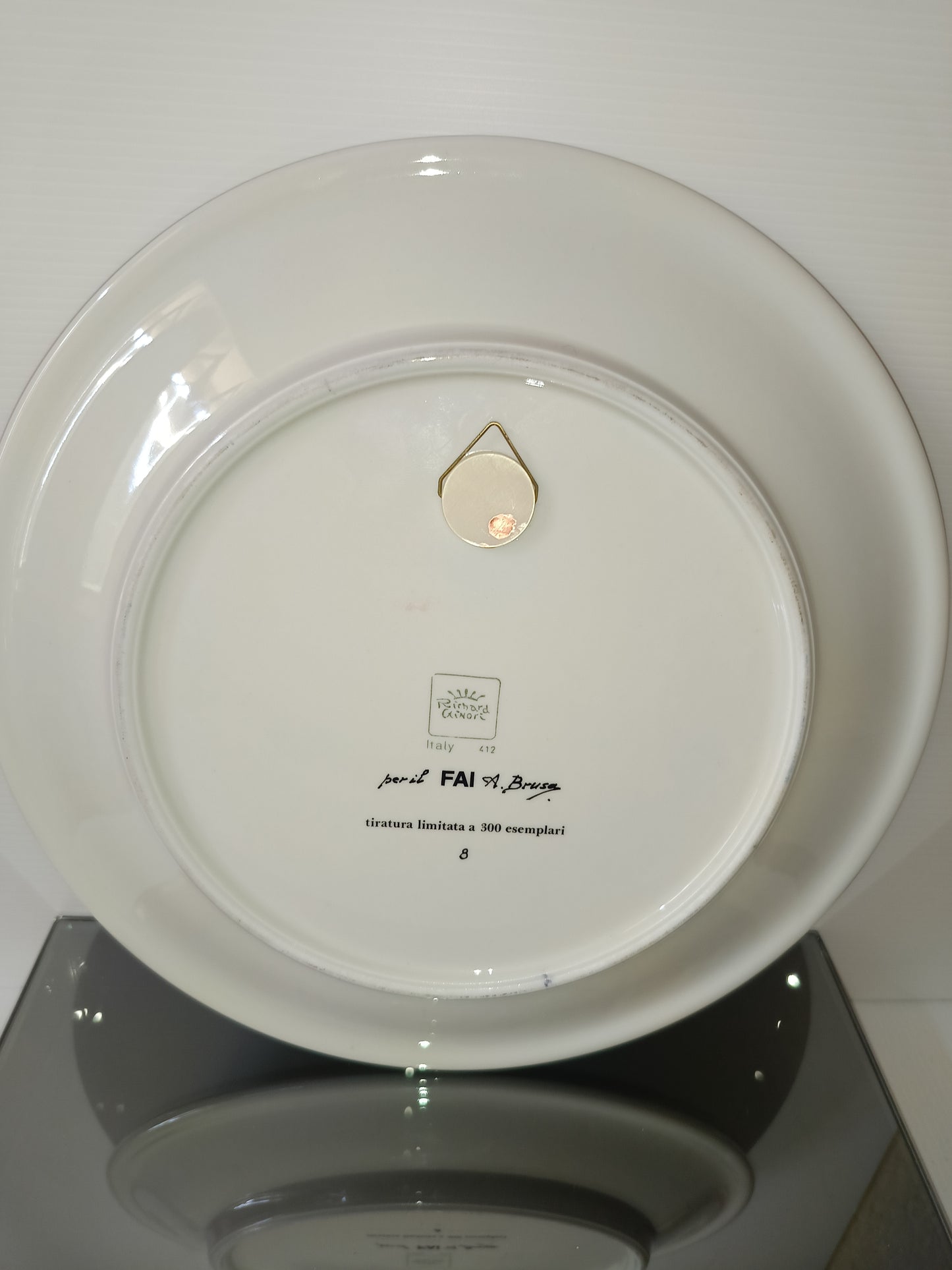 Piatto Porcellana Castello Di Avio - per il FAI A.Brusa
Tiratura limitata a 300 esemplari in vendita il N. 8/300