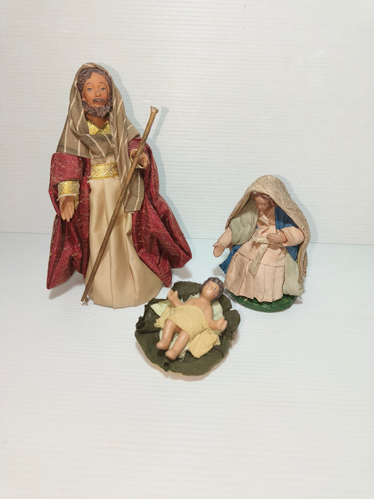 Statuine Natività presepe in coccio DeAgostini, LEGGI