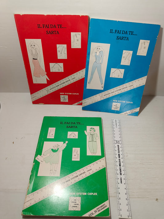 Tre Volumi Il Fai Da Te...Sarta anni 80