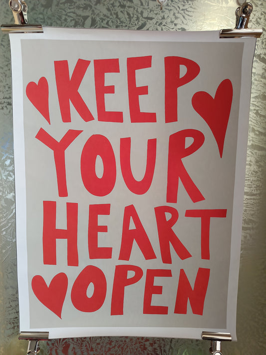Stampa Su Tela Keep Your Heart Open
Misure 76 x 56 Cm