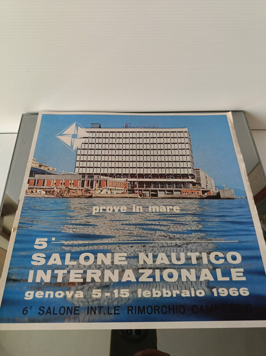 Inserto Pubblicitario 5°Salone Nautico Internazionale Genova 1966