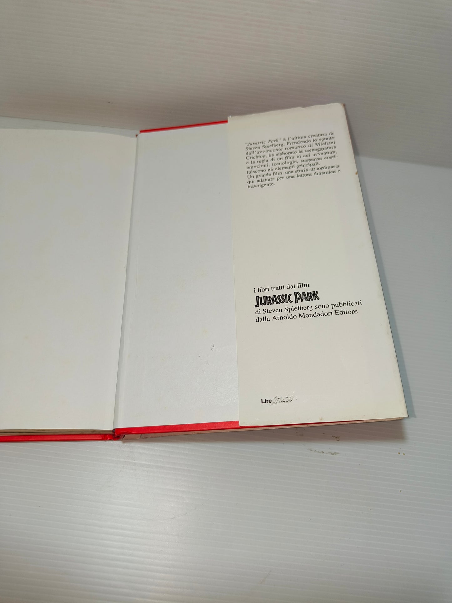 Libro Jurassic Park, Mondadori Ragazzi 1993 LEGGI