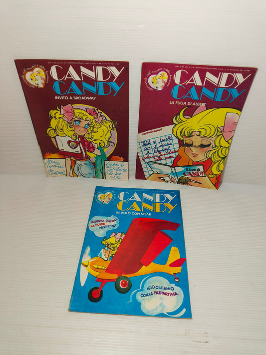 Fumetti Candy Candy N. 49, 50, 51 Anno 2 1981