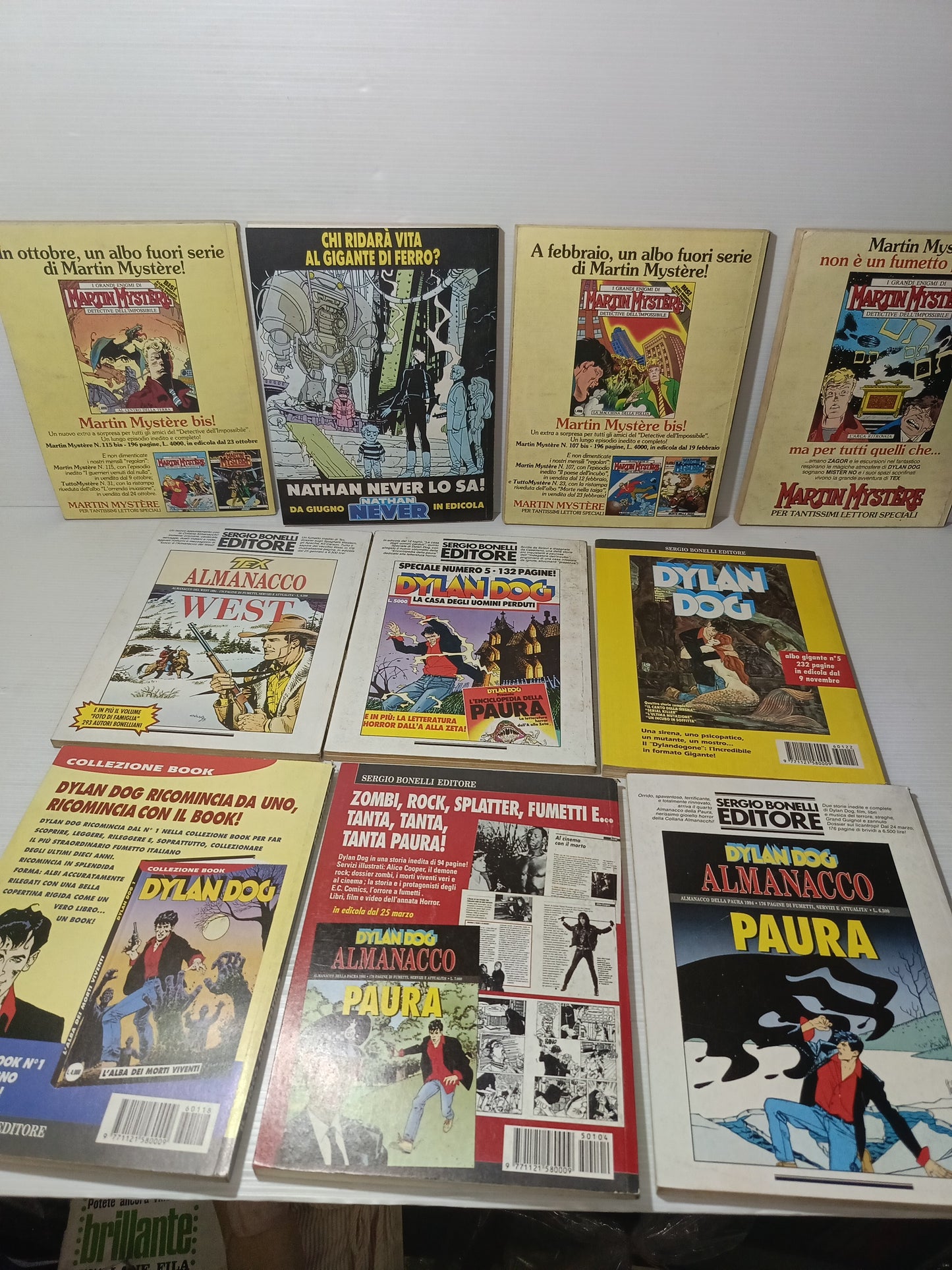 Dylan Dog Lotto 10 Fumetti
Anni 90
Sergio Bonelli Editore