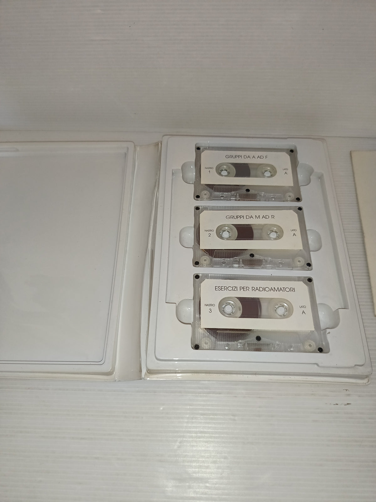 Corso Di Telegrafia 3 Musicassette+Libretto BM Elettronica