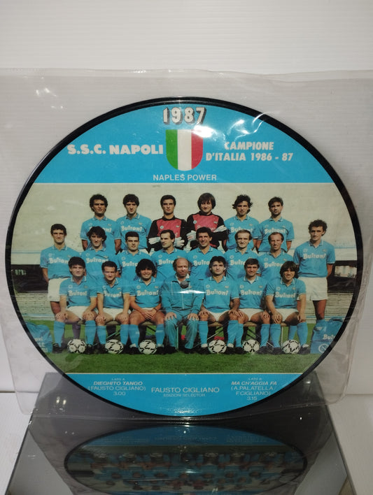 Napoli Campione d'Italia 1986/87
Fausto Cigliano Dieghito Tango/Ma Ch'aggia Fa
Picture Disc