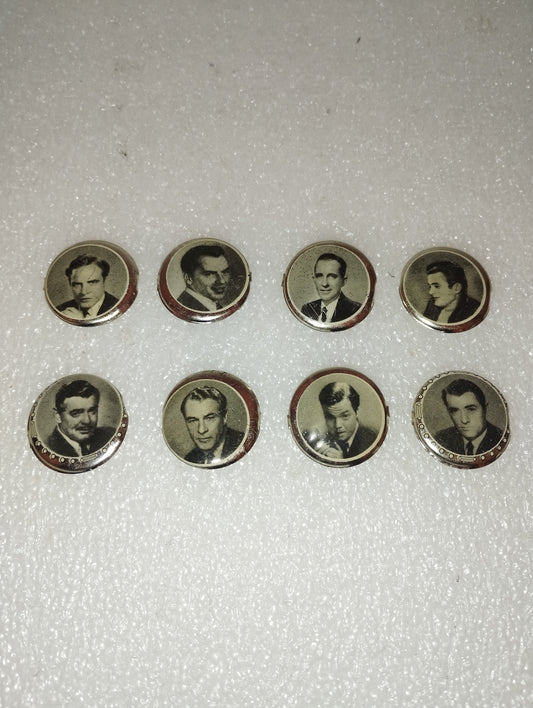 8 Spille Attori Famosi In Metallo Anni 50