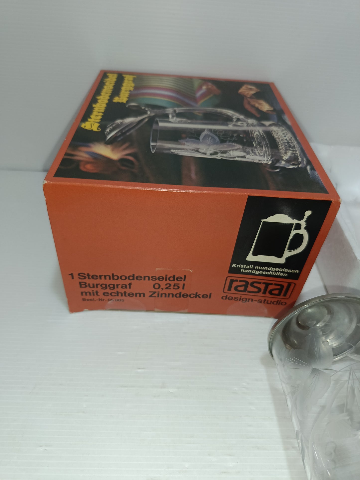 Boccale Rastal design -Studio Made in Germany con difetto