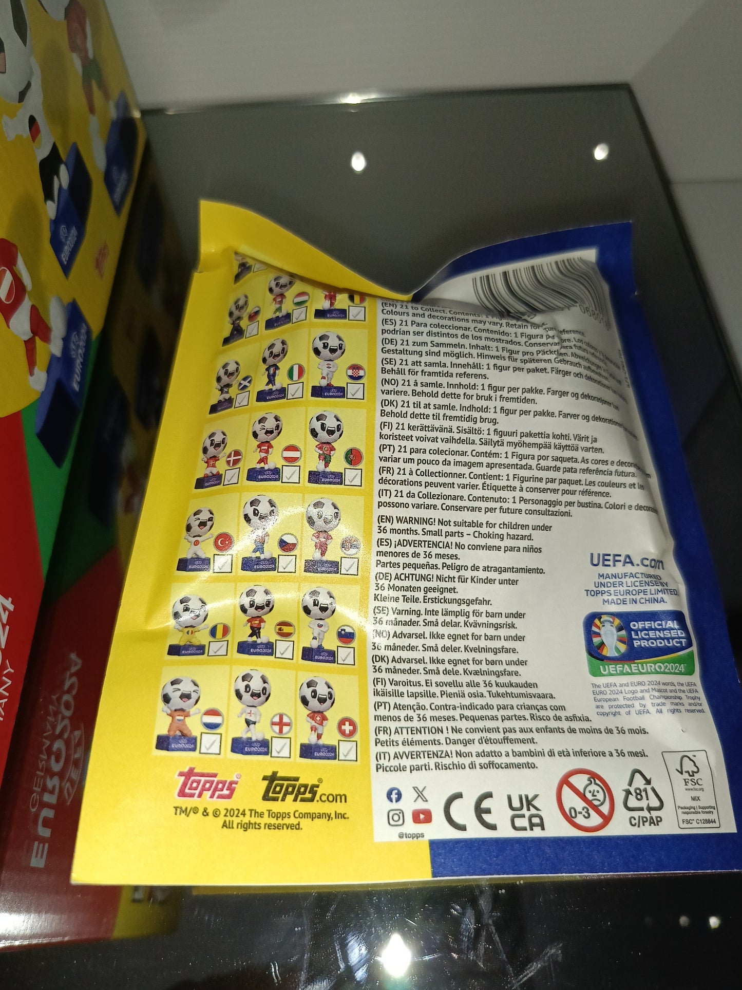 UEFA Euro 2024 Germany 16 Collectible Figures Football Topps