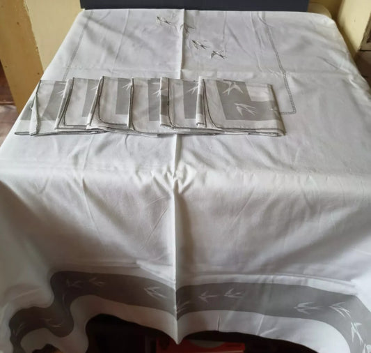 Tovaglia con tovaglioli Mulino Bianco, originale 1990 LEGGI