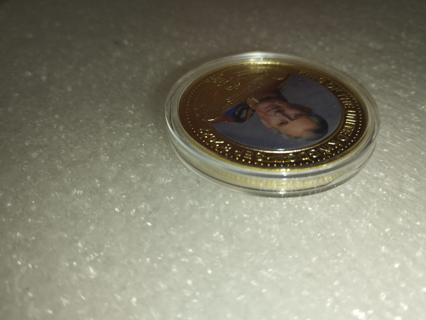 Moneta Regno Unito Re Carlo III placcata Oro 24 Kt
Commemorativa 8 settembre 2022