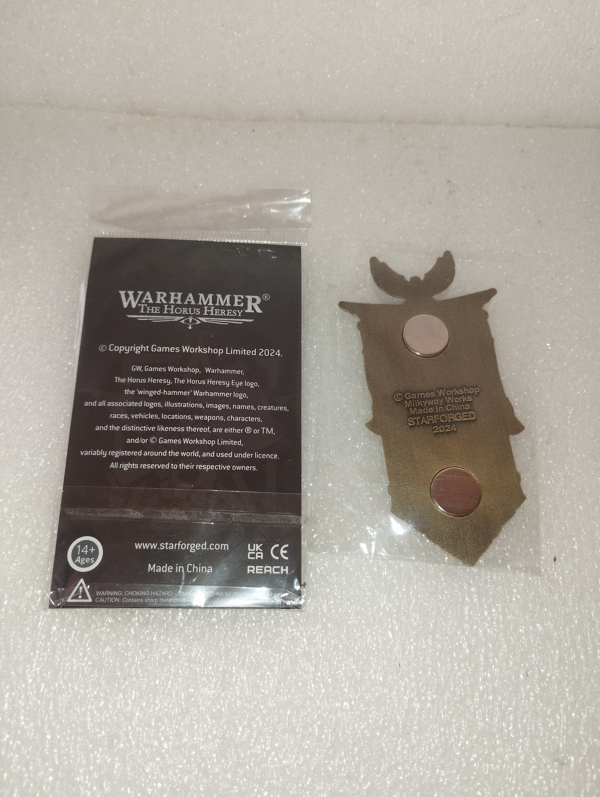 Games Workshop Warhammer Horus Heresy Starforged 2024
Fregio in metallo