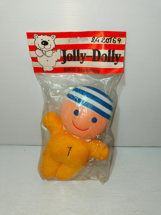 Bambola Jolly Dolly, Brio Scanditoy anni 70 LEGGI