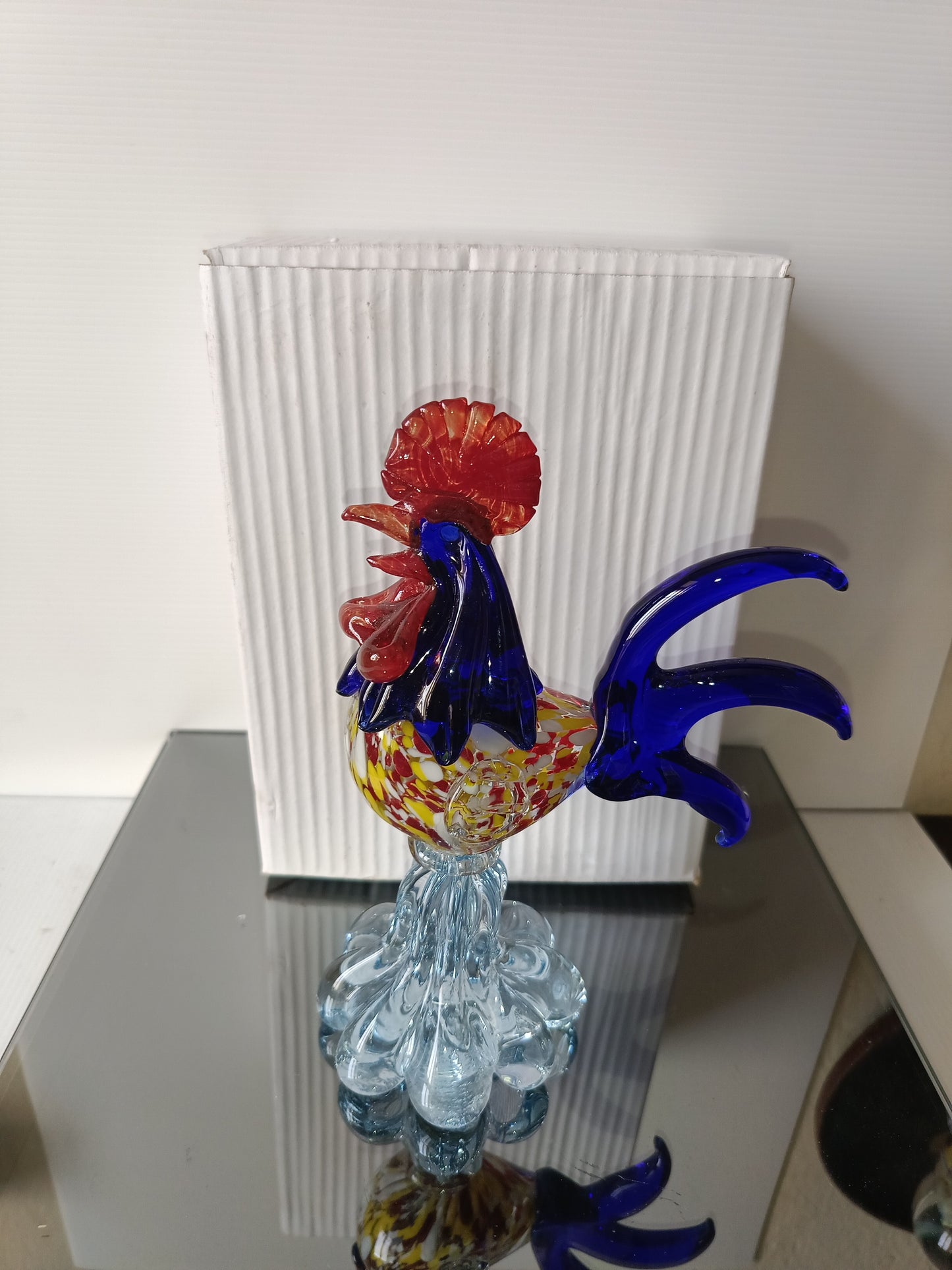 Gallo In Vetro Colorato