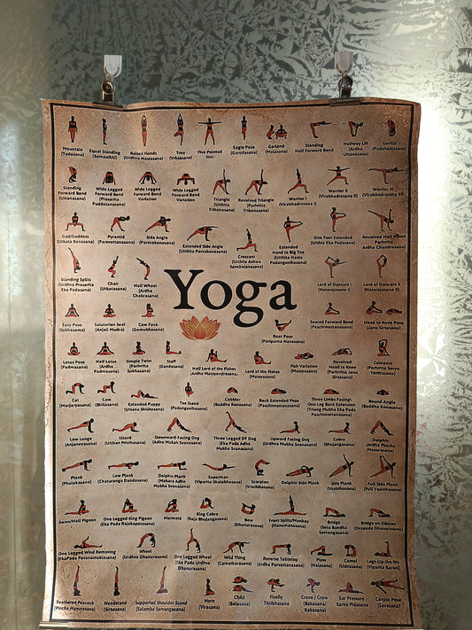 Stampa Su Tela Posizioni Yoga
