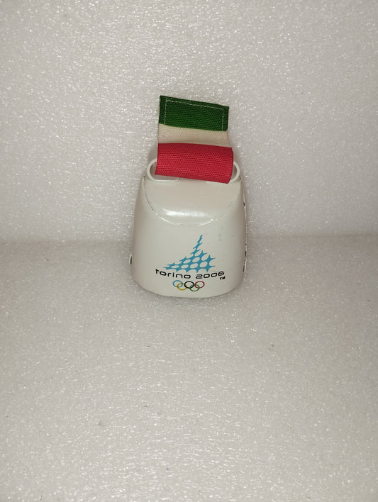 Campanella Souvenir Olimpiadi Torino 2006 In Metallo e tessuto