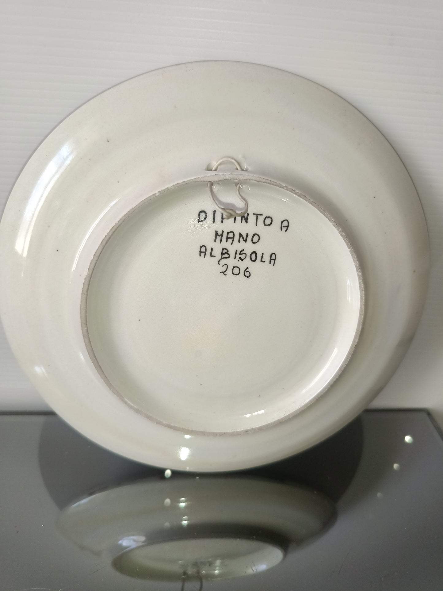 Albisola Piatto In Ceramica Vintage