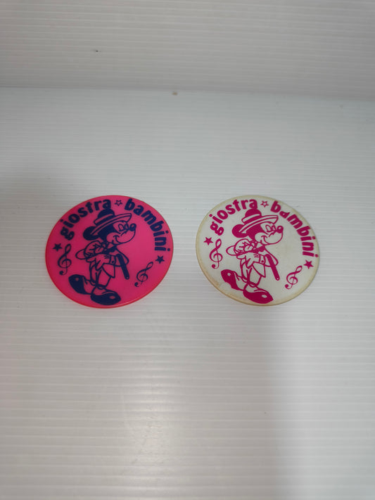 Gettoni giostre bambini vintage, LEGGI